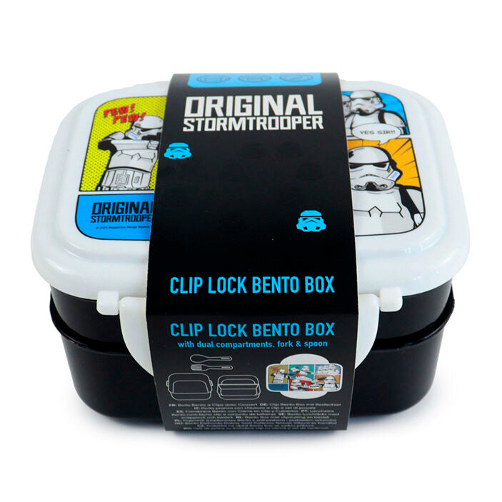 Sandwichera + cubiertos Soldado Imperial Stormtrooper Star Wars