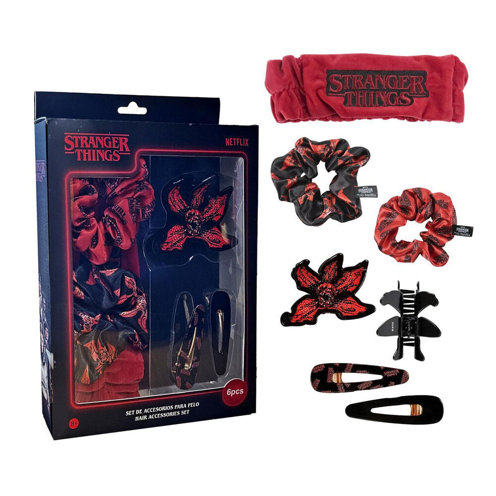 Set accesorios pelo Stranger Things