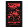 Poster All Friends Welcome Stranger Things