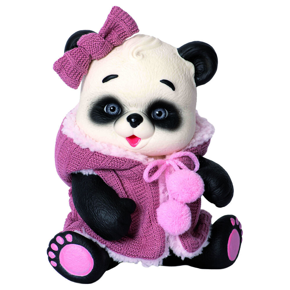 Muñeco bebe reborn oso panda