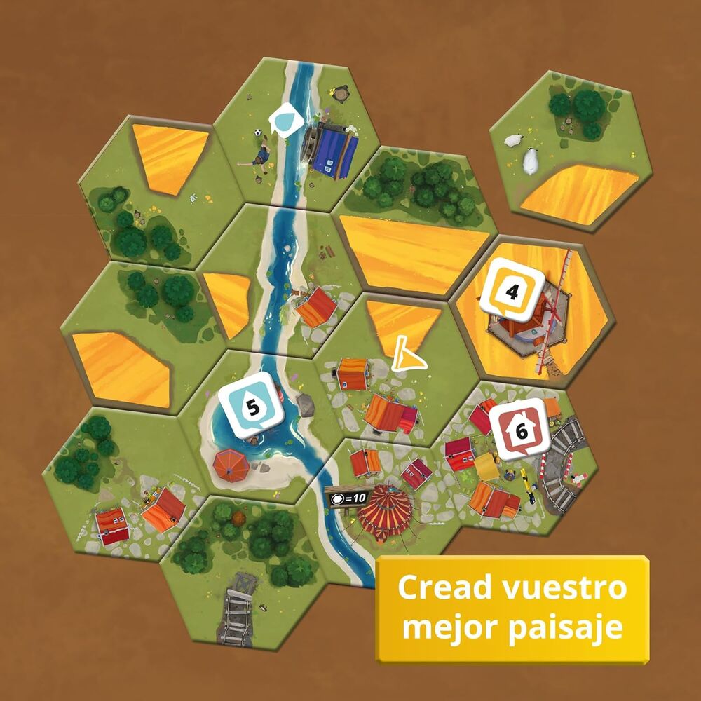 Juego mesa Dorfromantik español