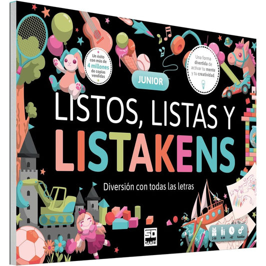Juego mesa Listos Listas y Listakens Junior español