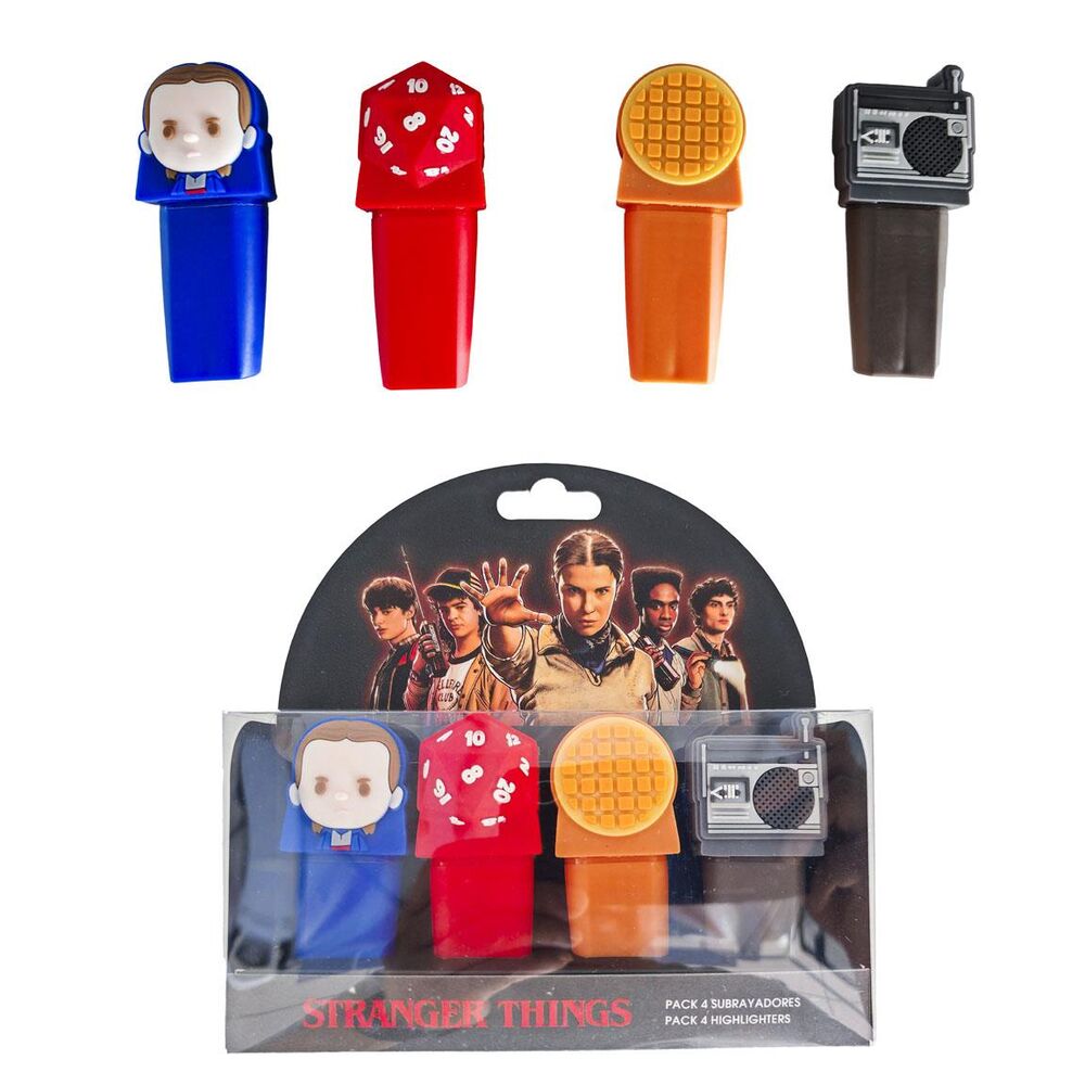 Set 4 Subrayadores Stranger Things