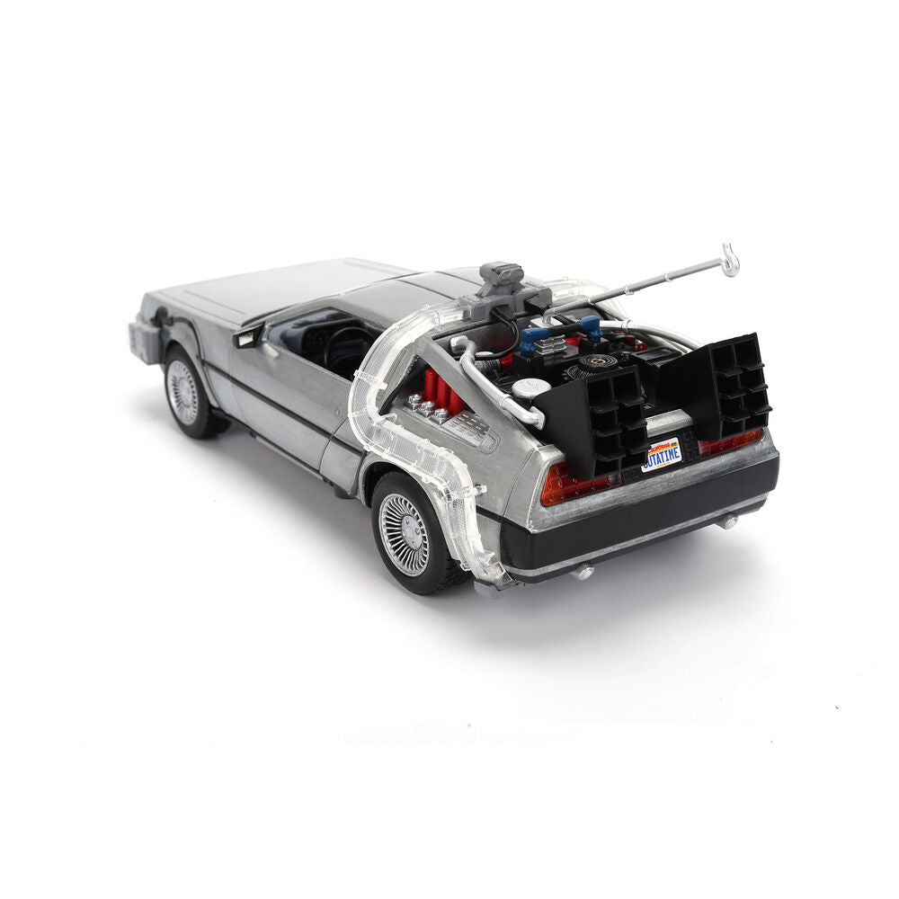 Replica DLorean Hollywood Rides Time Machine 40th Anniversary Regreso al Futuro