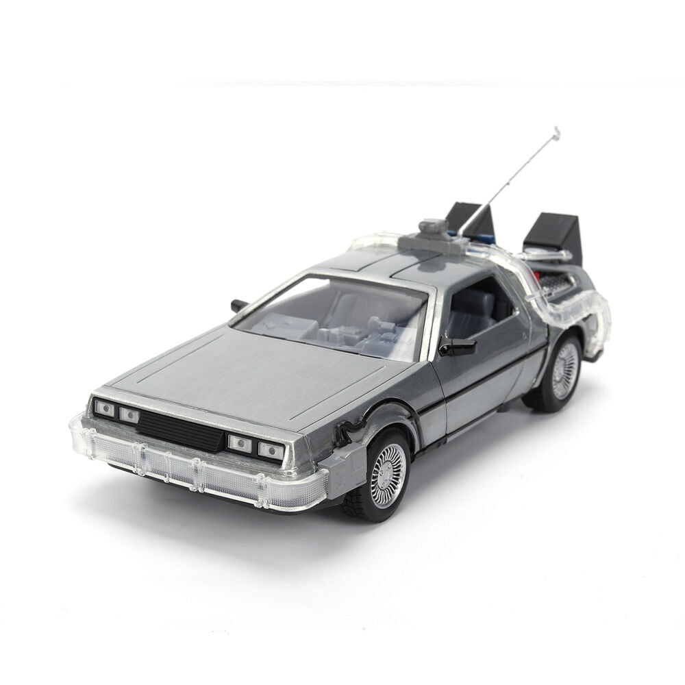Replica DLorean Hollywood Rides Time Machine 40th Anniversary Regreso al Futuro