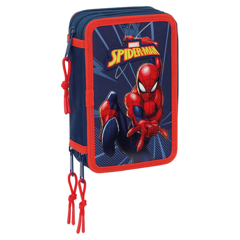 Plumier Spiderman Marvel triple 37pzs