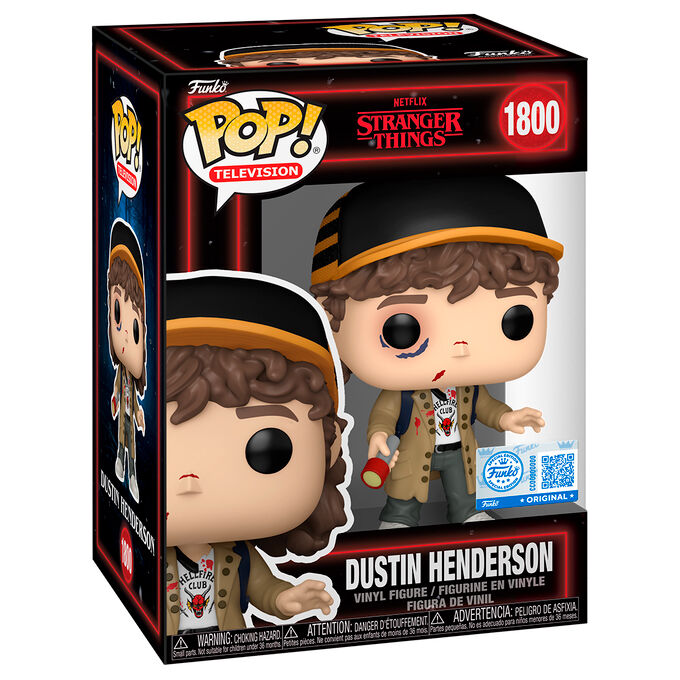 Figura POP Stranger Things 5 Dustin Henderson Exclusive