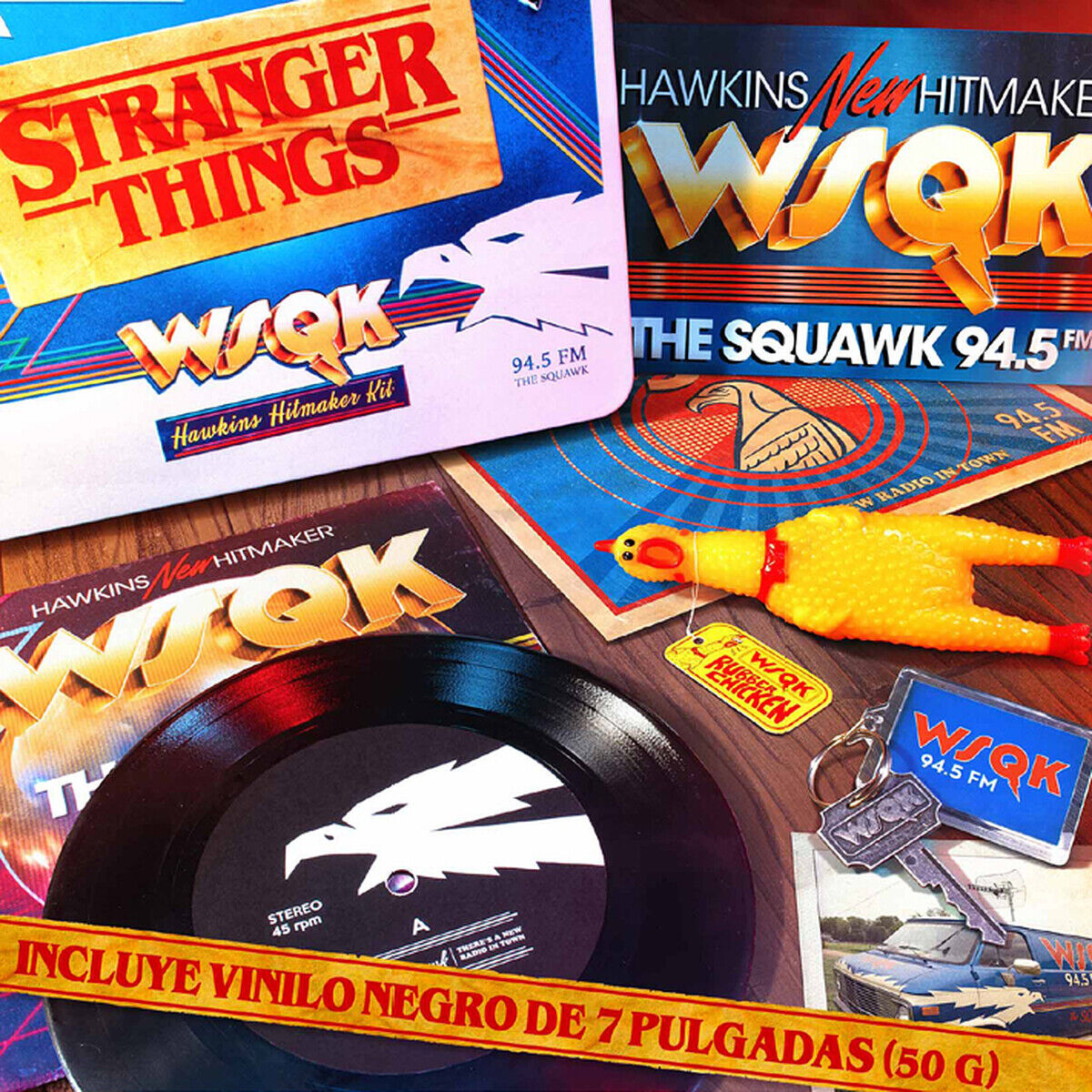 Caja metálica WSQK Hawkins Hitmaker Stranger Things