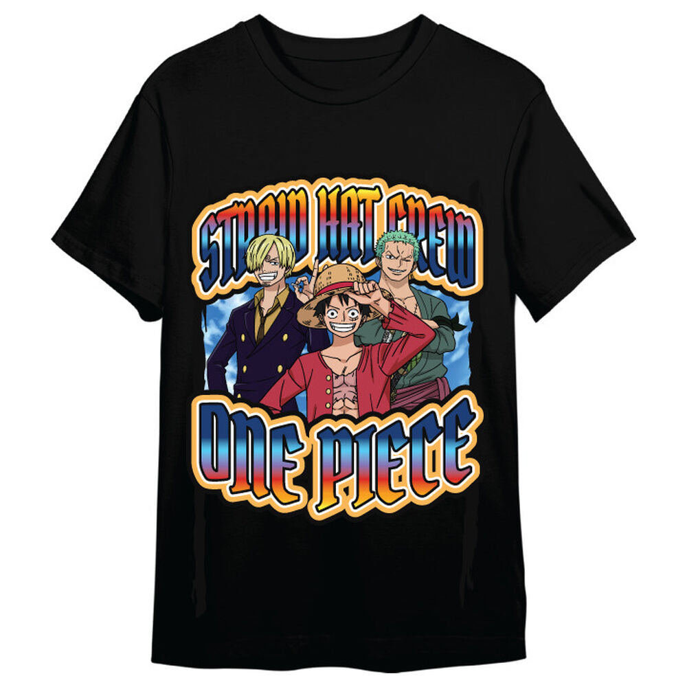 Camiseta Monkey D. Luffy, Roronoa Zoro & Sanji One Piece adulto Talla S