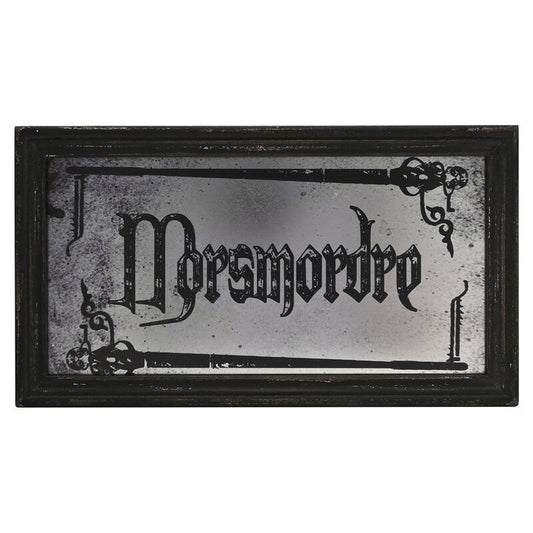 (PRE VENTA) Placa Espejo Marca Tenebrosa Dark Arts Harry Potter