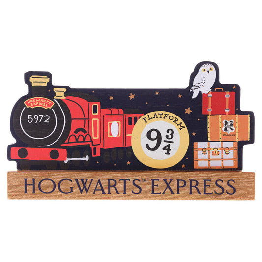 (PRE VENTA) Placa repisa Hogwarts Express Harry Potter