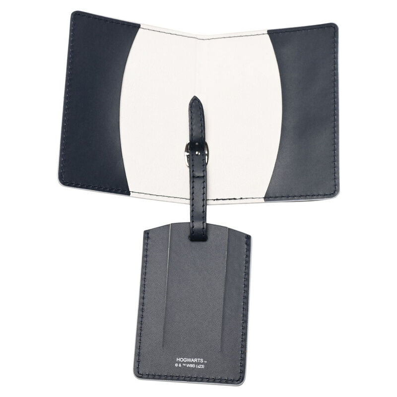 (PRE VENTA) Portapasaportes + etiqueta equipaje Ravenclaw Harry Potter