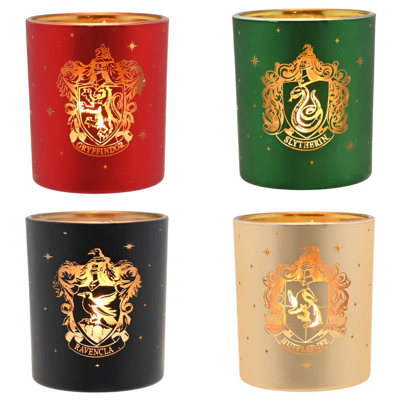 Set 4 portavelas Casas Hogwarts Harry Potter