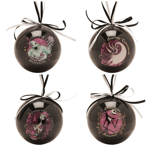 (PRE VENTA) Set 4 bolas Navidad Pesadilla Antes de Navidad Disney