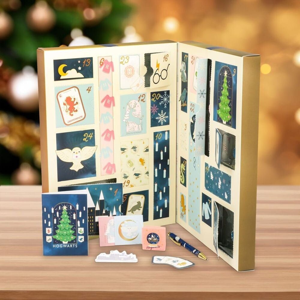 Calendario adviento papeleria Hogwarts Harry Potter