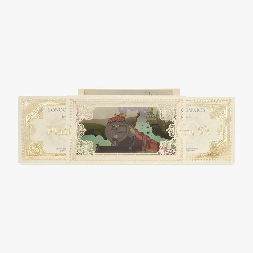 Hogwarts Express: 3D Notecard