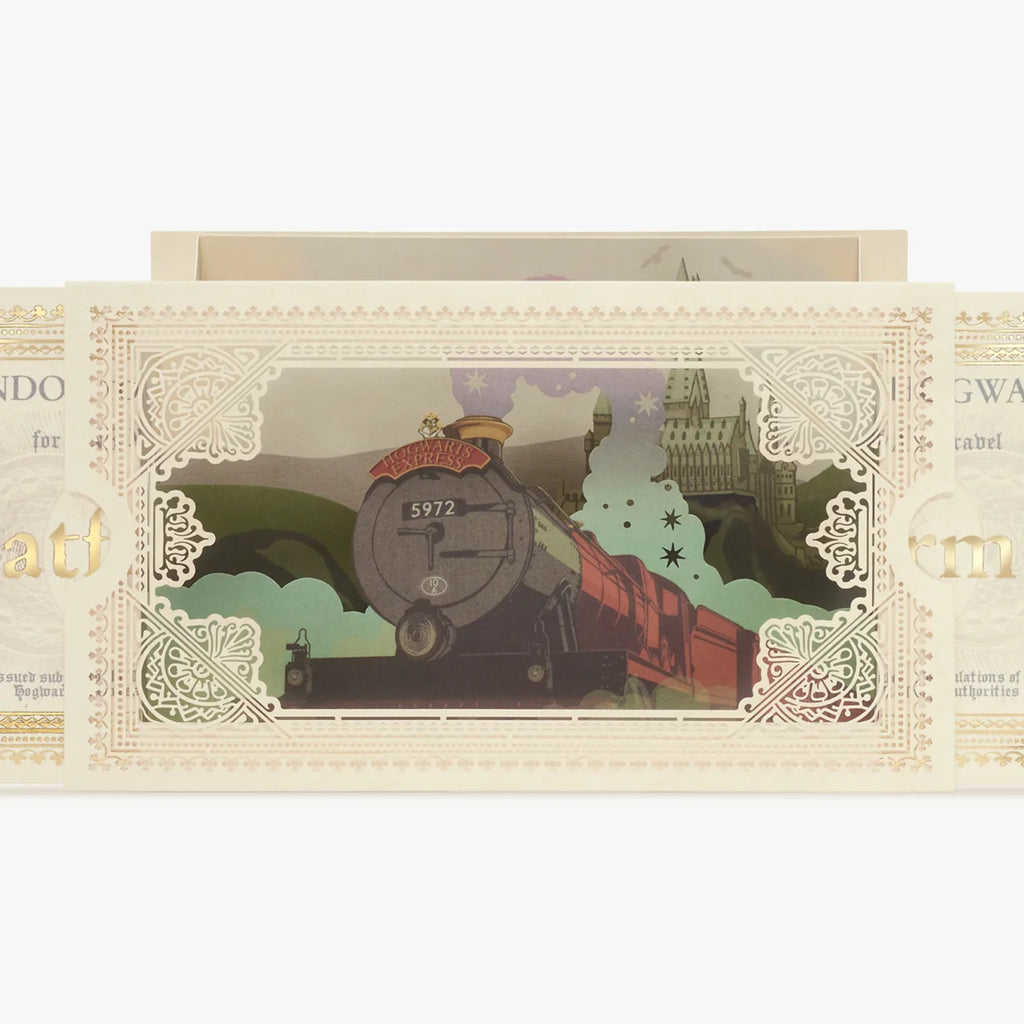 Hogwarts Express: 3D Notecard