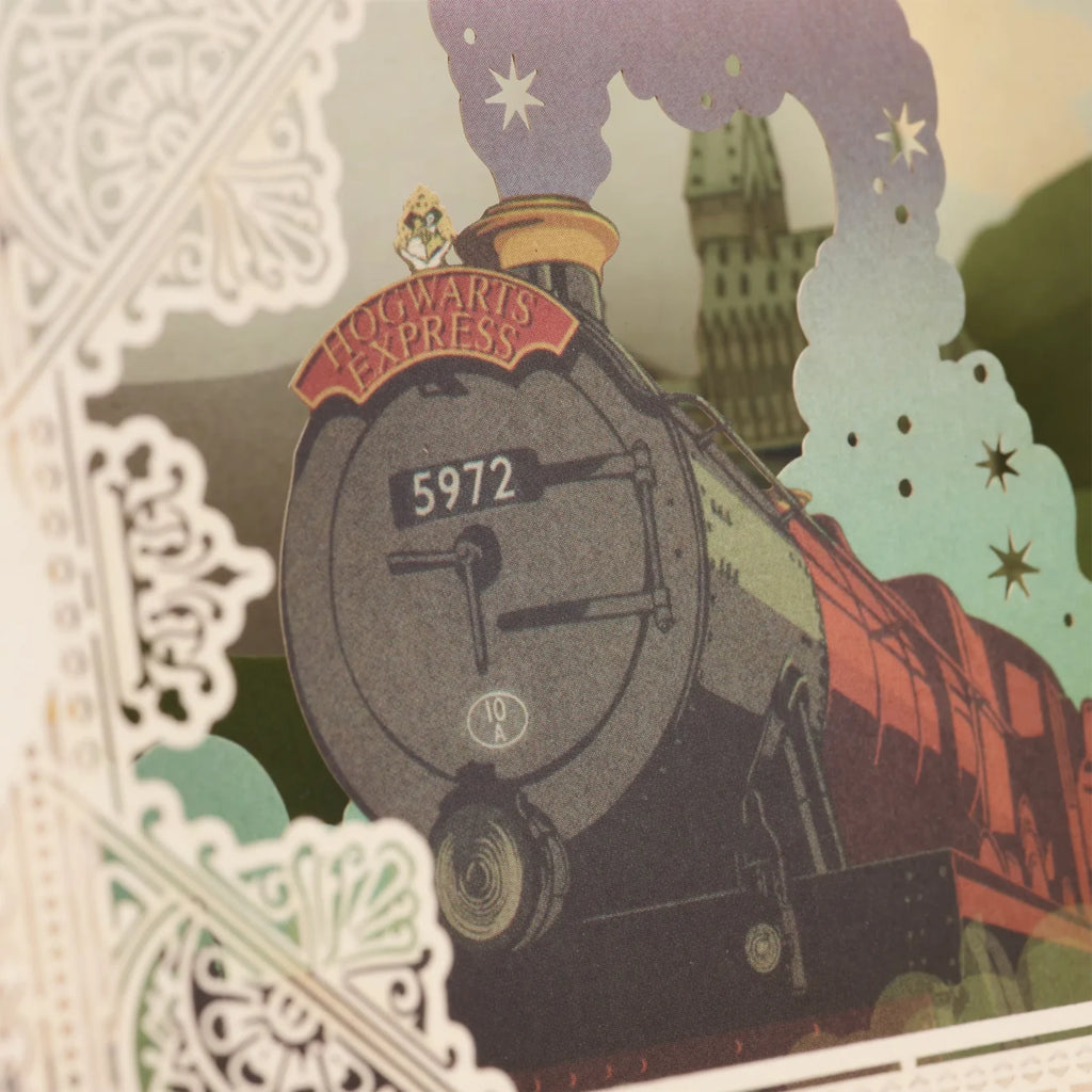 Hogwarts Express: 3D Notecard